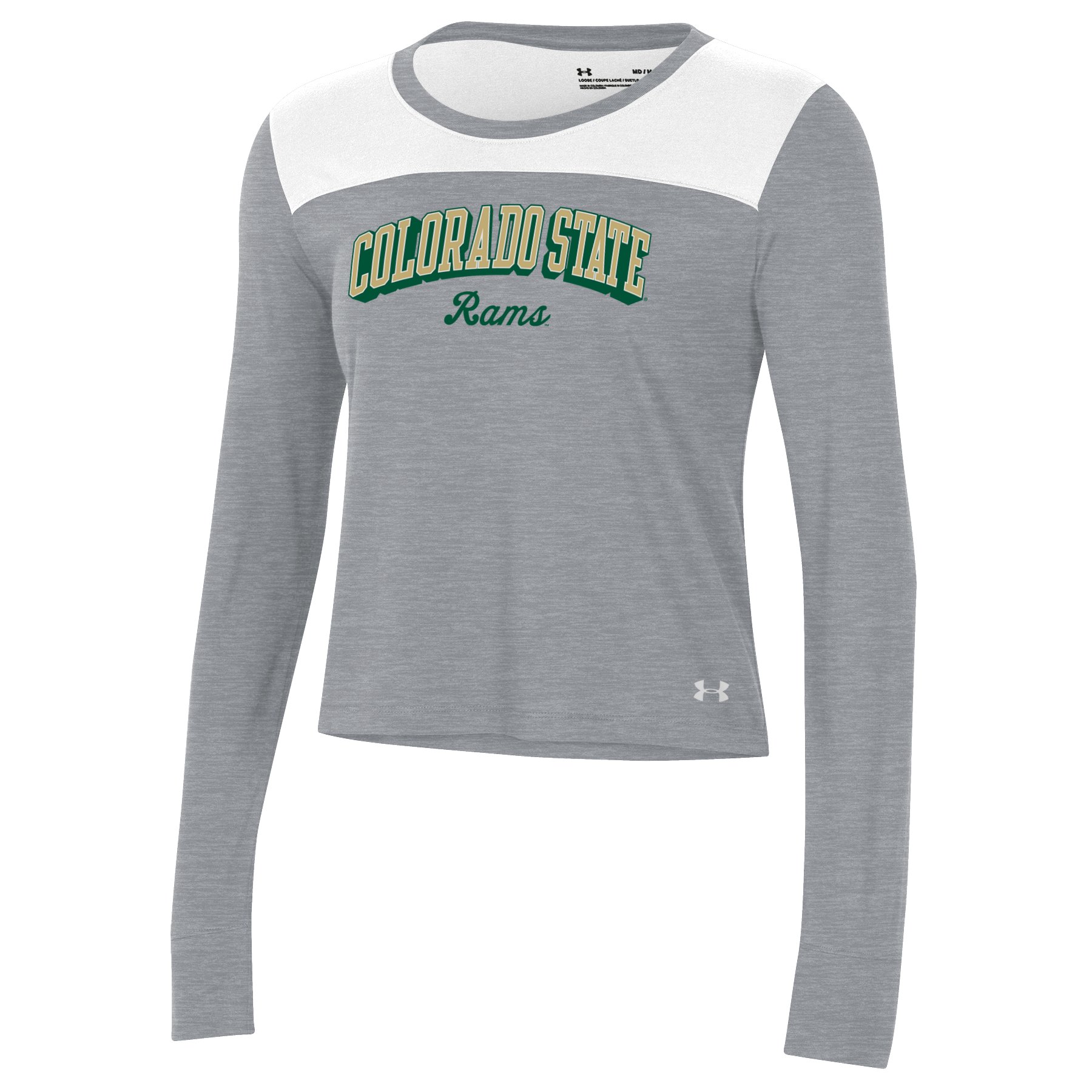 Women's UA Performance Cotton Collegiate Long Sleeve