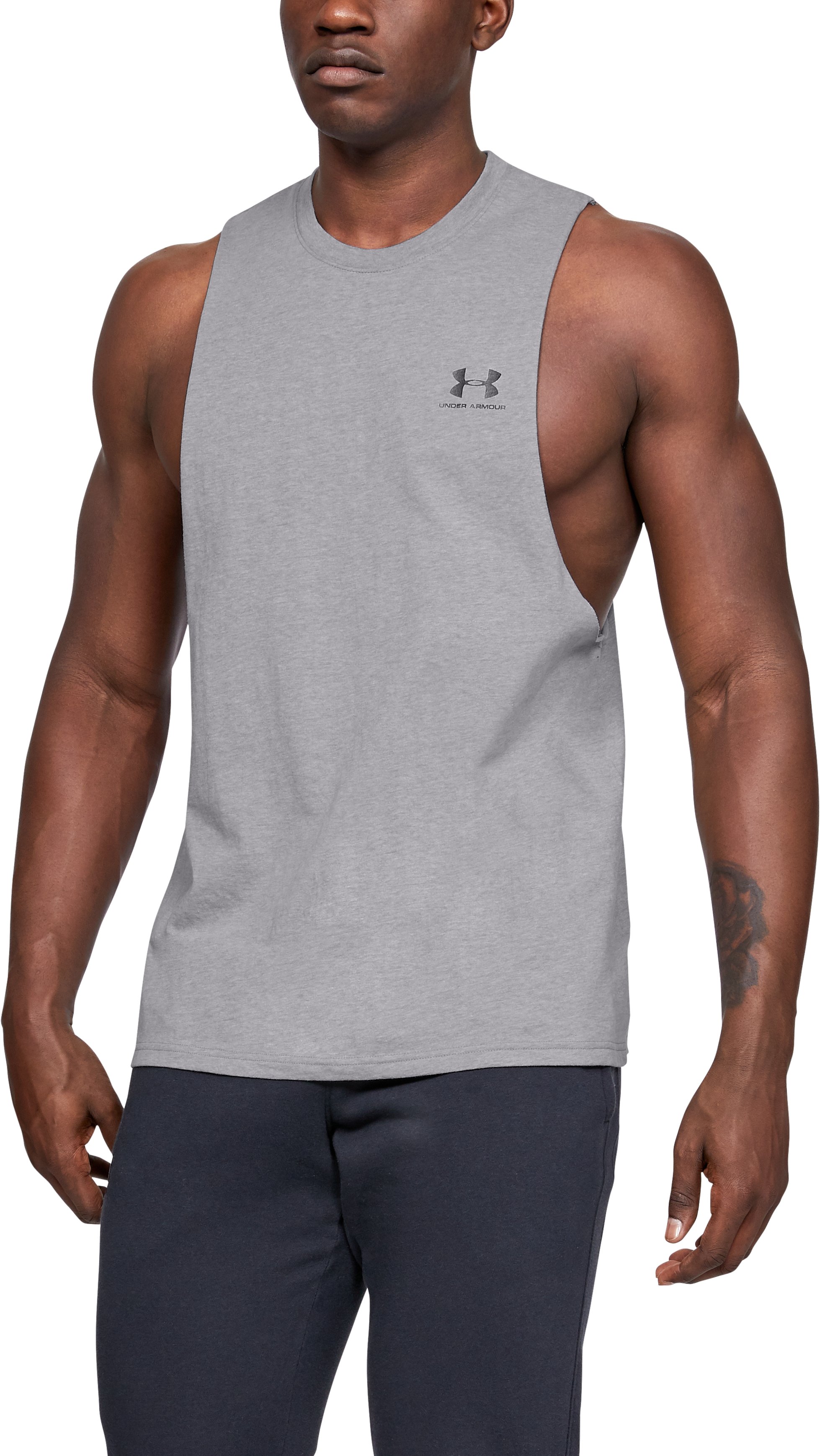 Men's UA Sportstyle Left Chest Cut-Off Tank