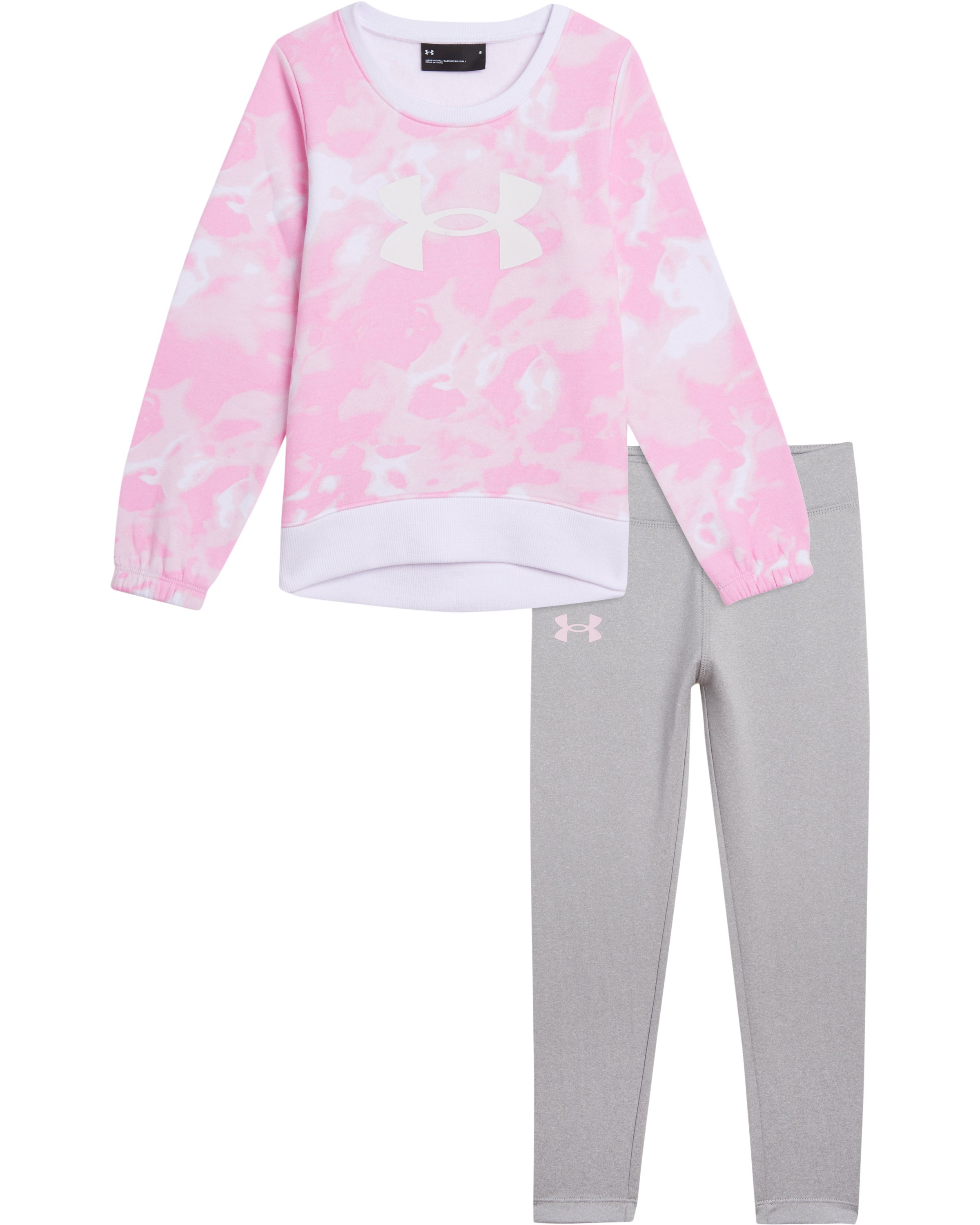 Girls' Infant UA Botanic Dye Crewneck Set