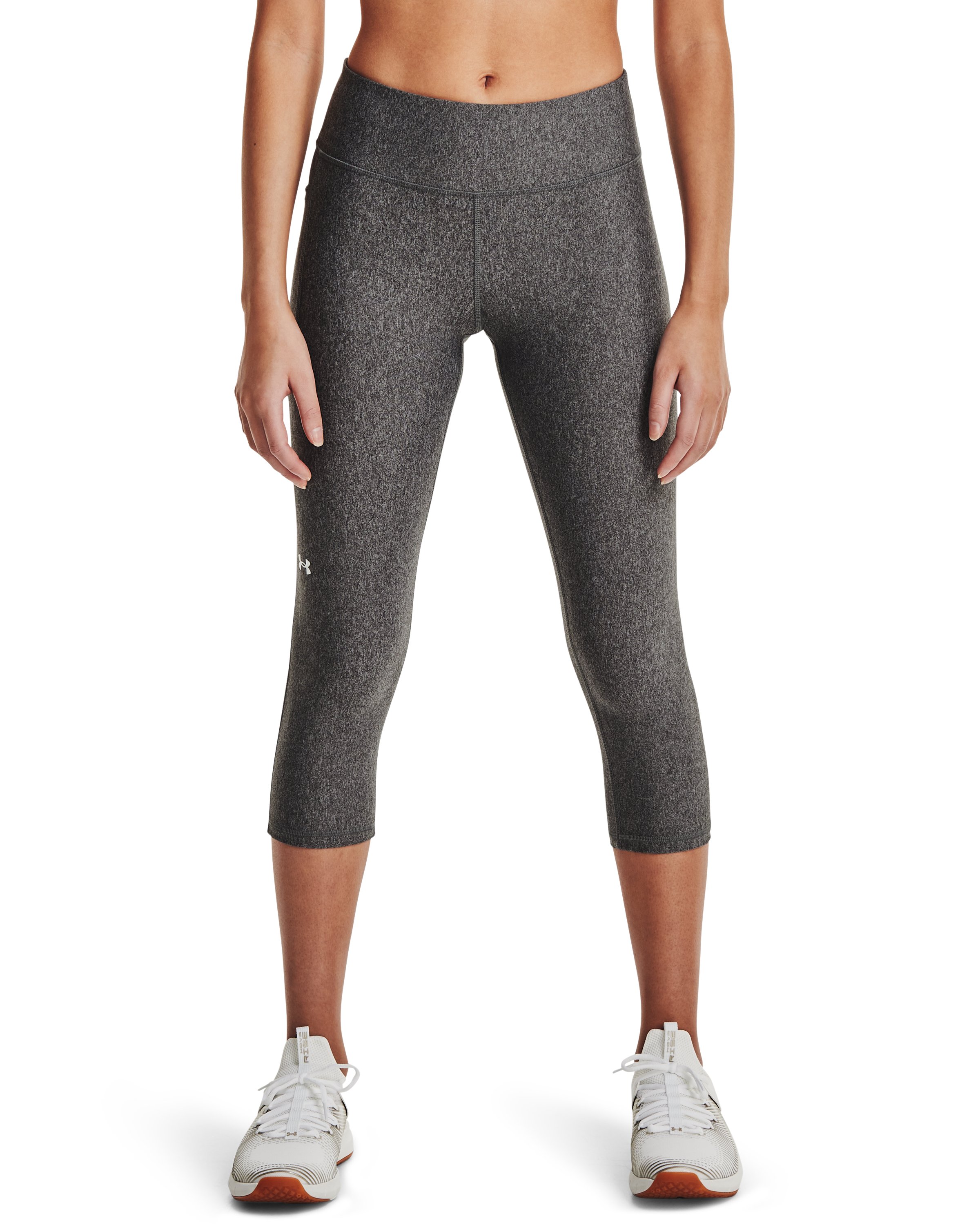 Women's HeatGear® Armour No-Slip Waistband Mid-Rise Capris