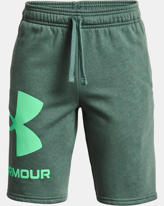 Boys' UA Rival Fleece Big Logo Shorts