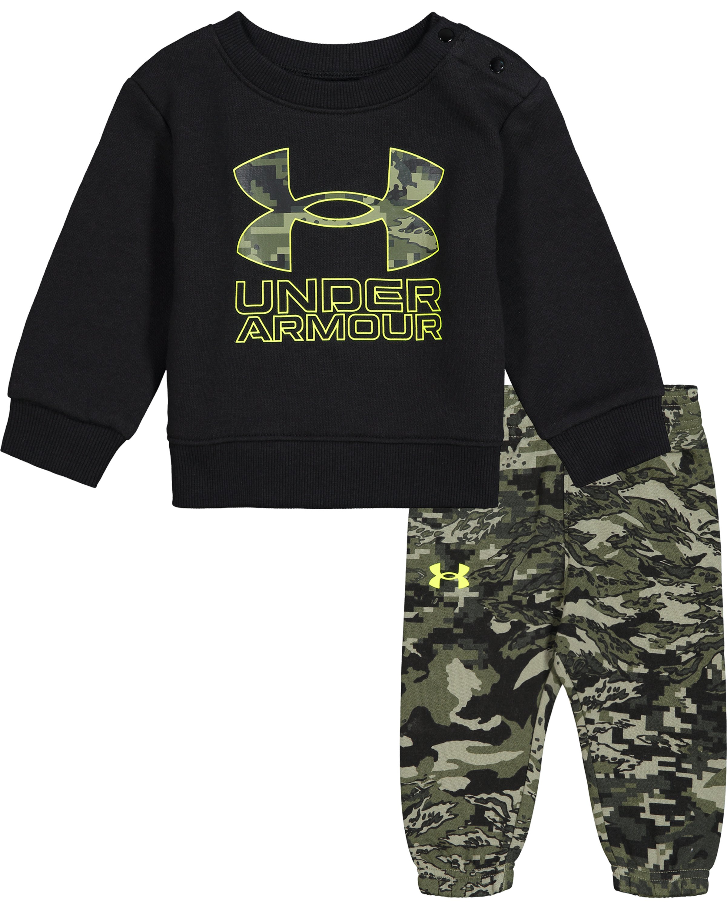 Boys' Infant UA Hybrid Symbol Camo Hoodie Set