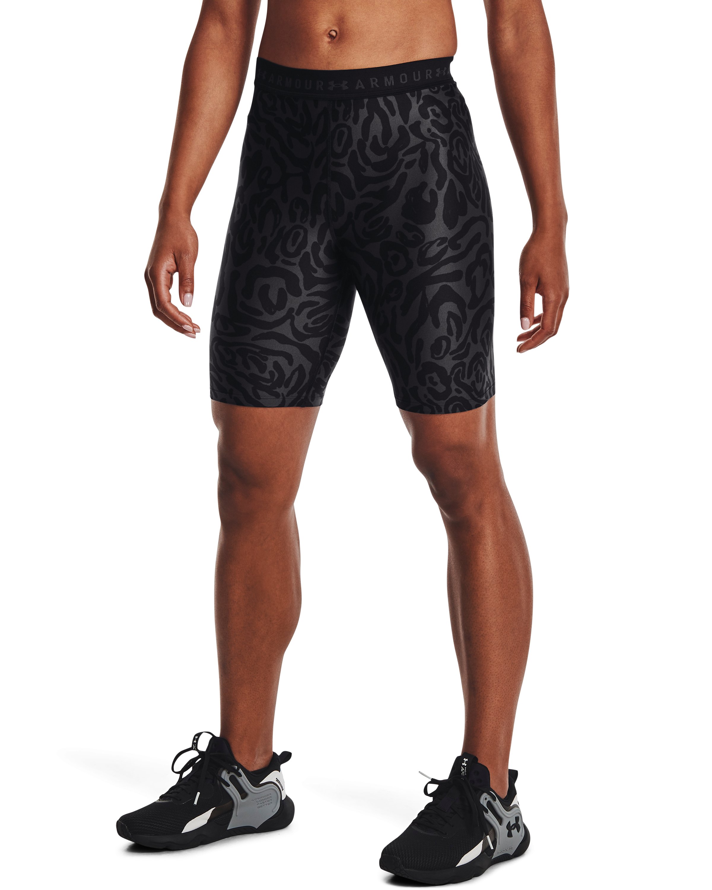 Women's HeatGear® Armour Printed Bike Shorts