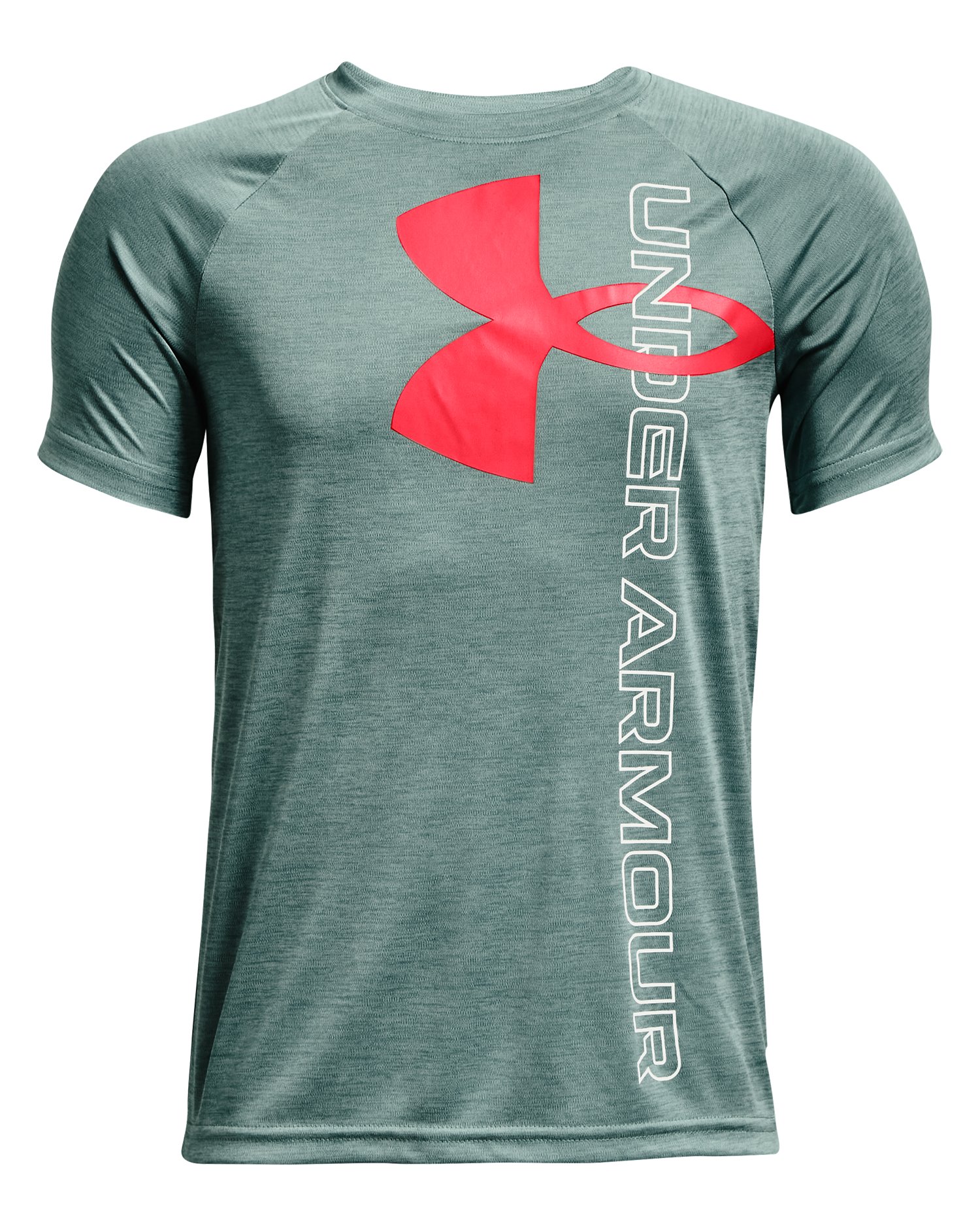 Boys' UA Tech™ Split Logo Hybrid Short Sleeve