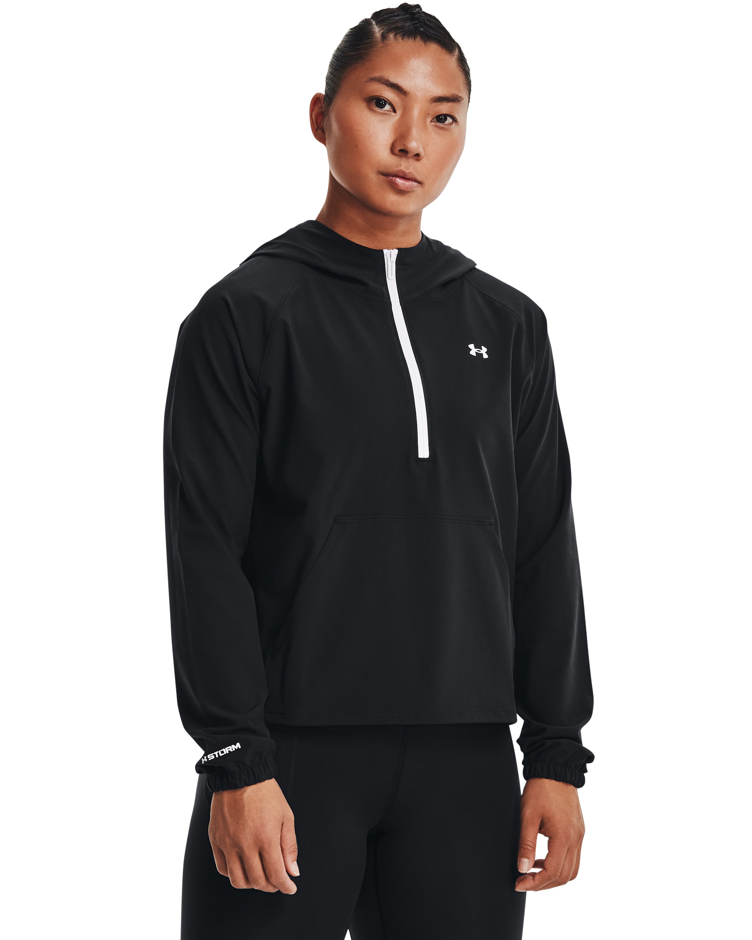 Women's UA Woven Colorblock ½ Zip