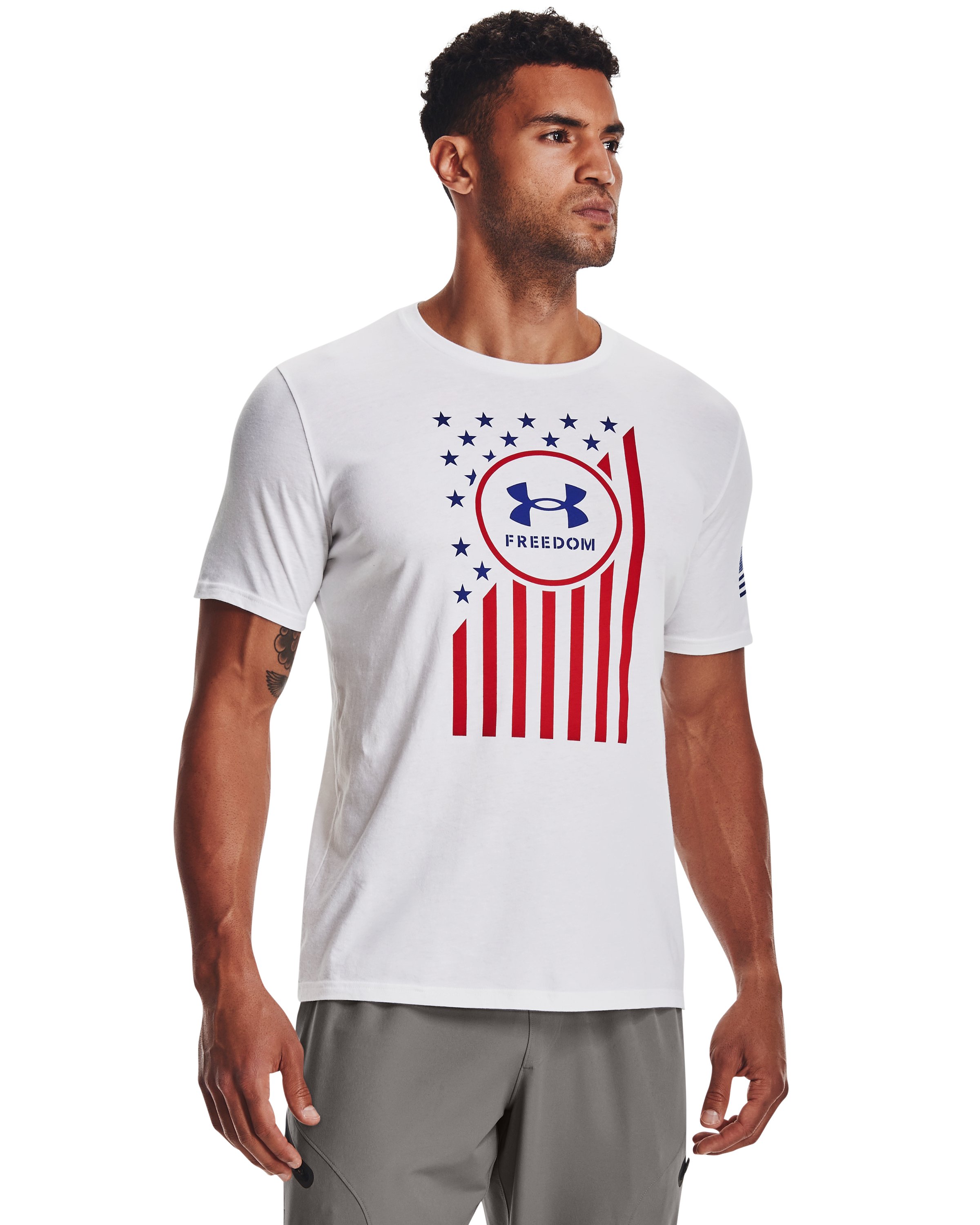 Men's UA Freedom Chest Flag T-Shirt