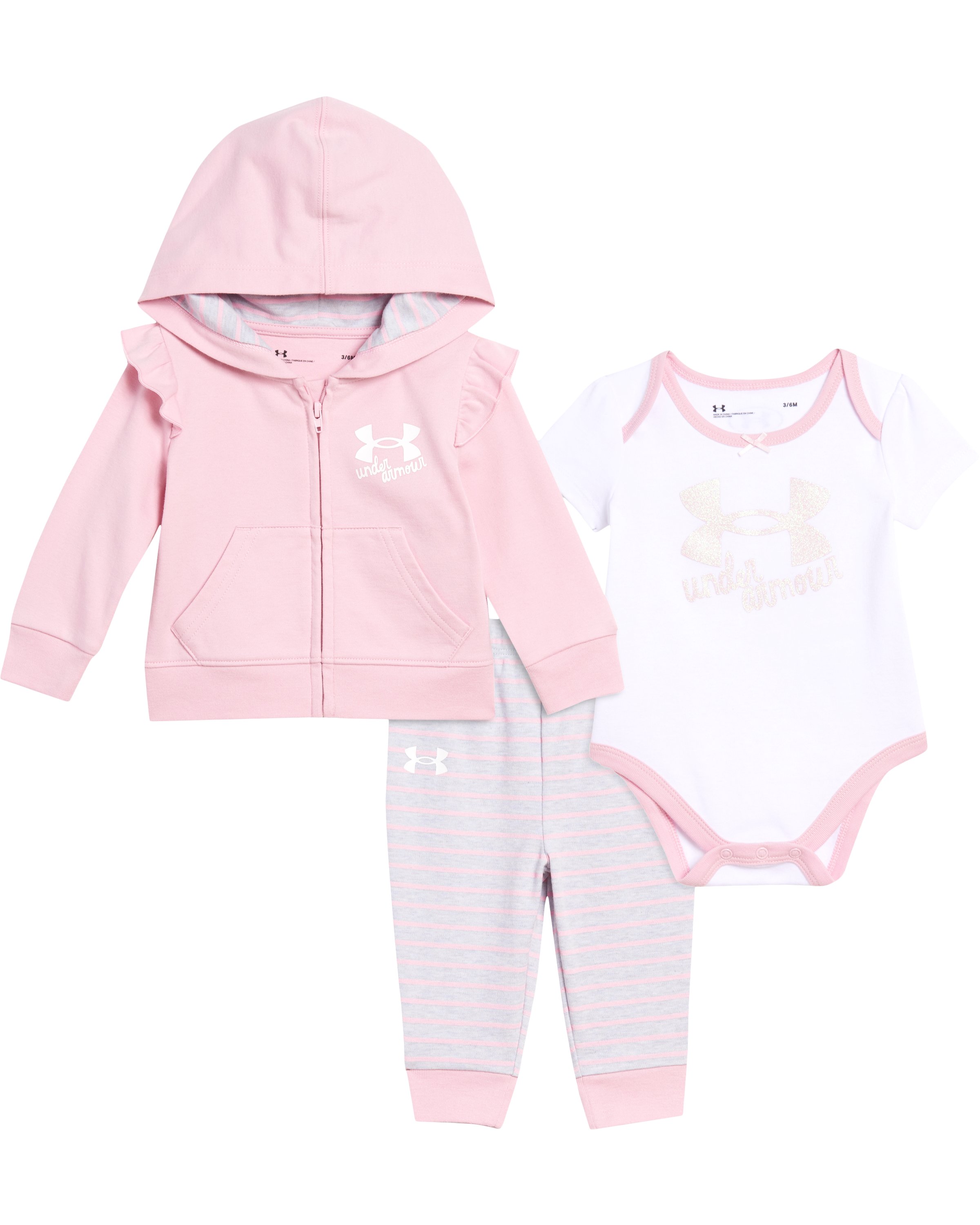 Girls' Newborn UA Core Take-Me-Home 3-Piece Set