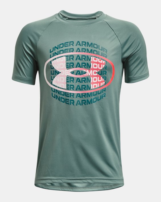 Boys' UA Tech™ Gradient Wordmark Short Sleeve