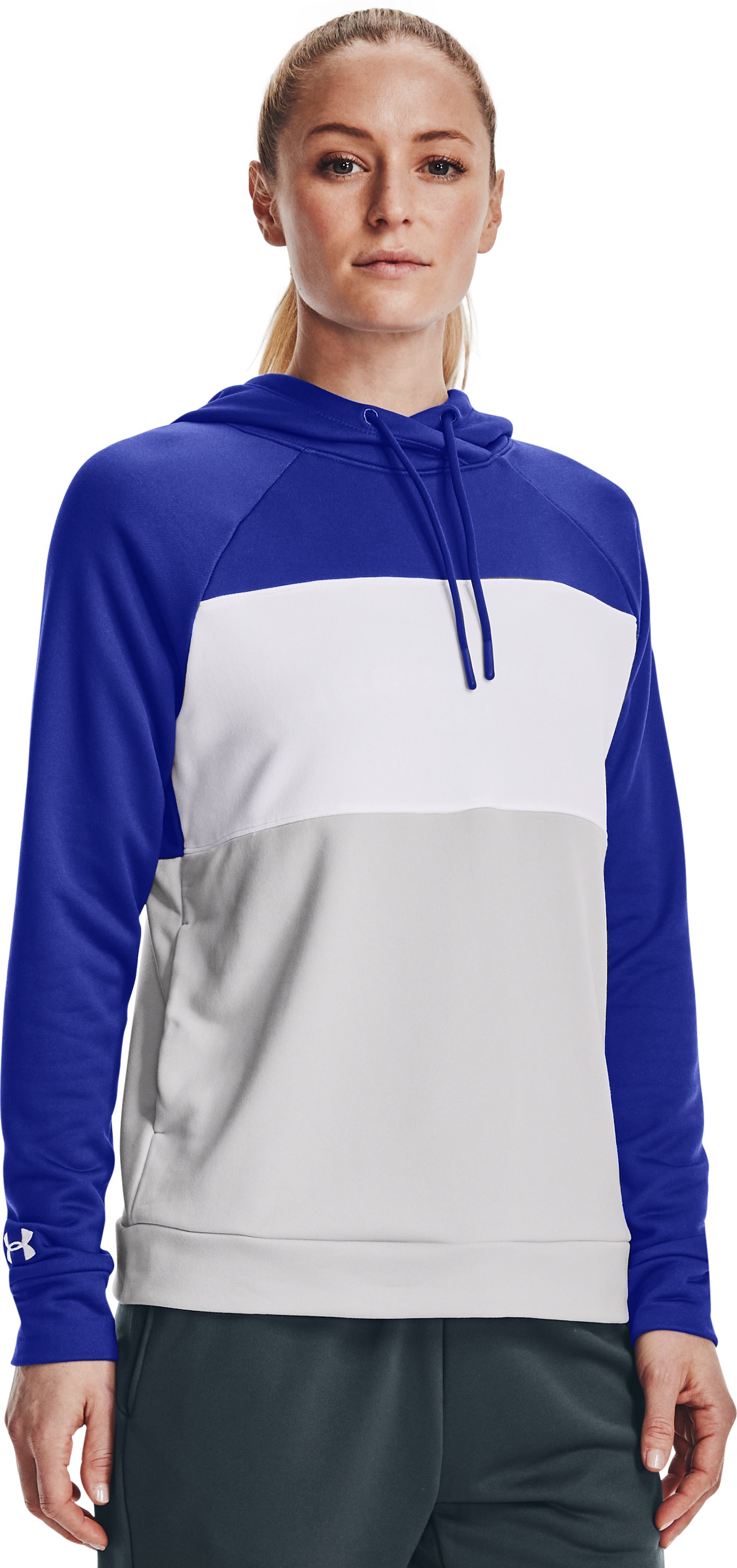 Women's UA Qualifier Fleece Blocked Hoodie