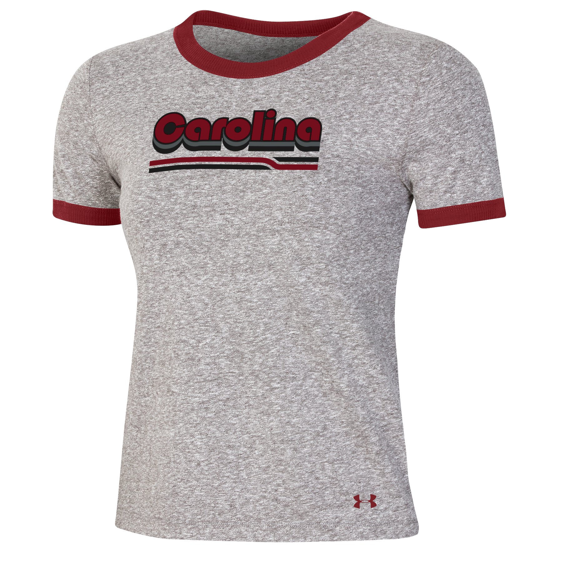 Women's UA Slub Ringer Collegiate T-Shirt