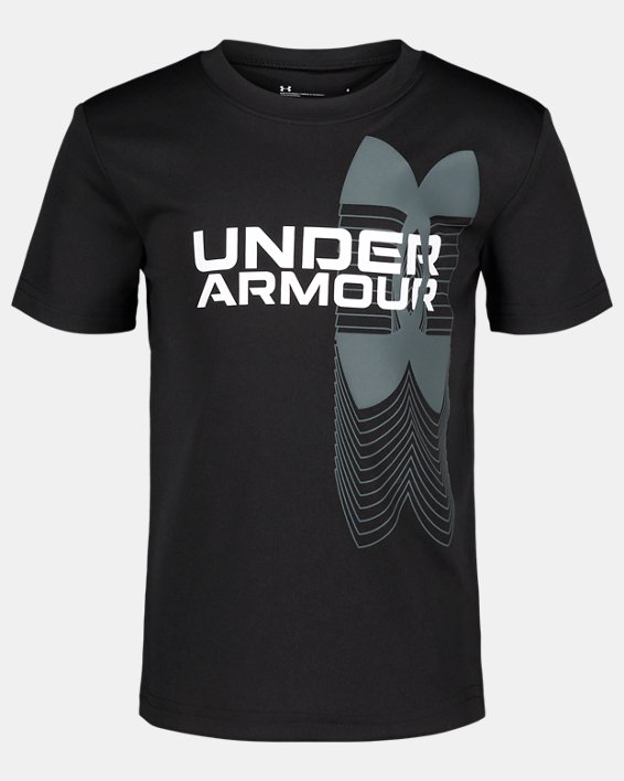 Boys' Pre-School UA Split Logo Hybrid Short Sleeve