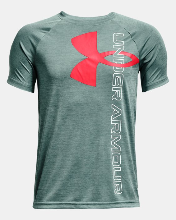 Boys' UA Tech™ Split Logo Hybrid Short Sleeve