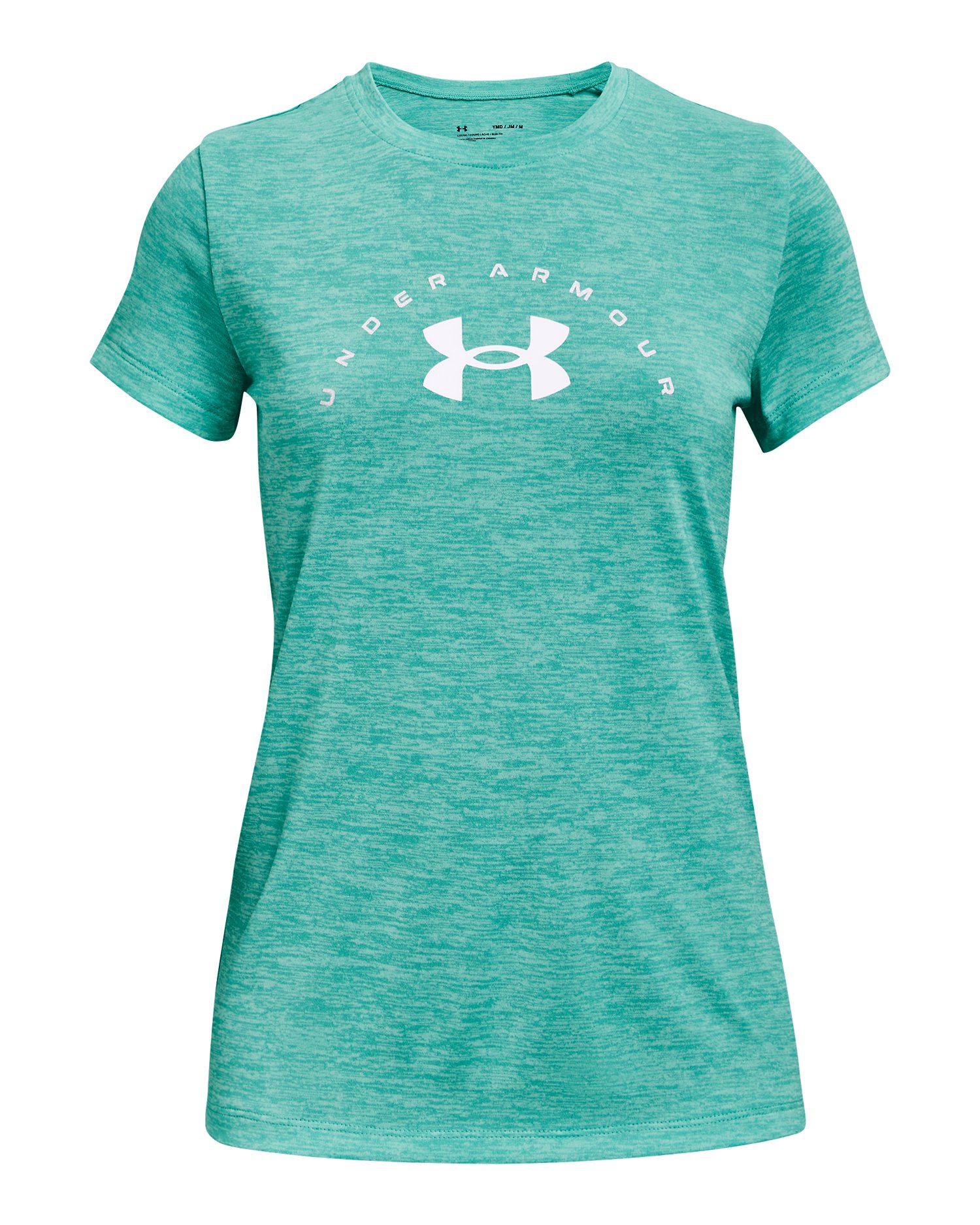 Girls' UA Tech™ Twist Arch Big Logo Short Sleeve