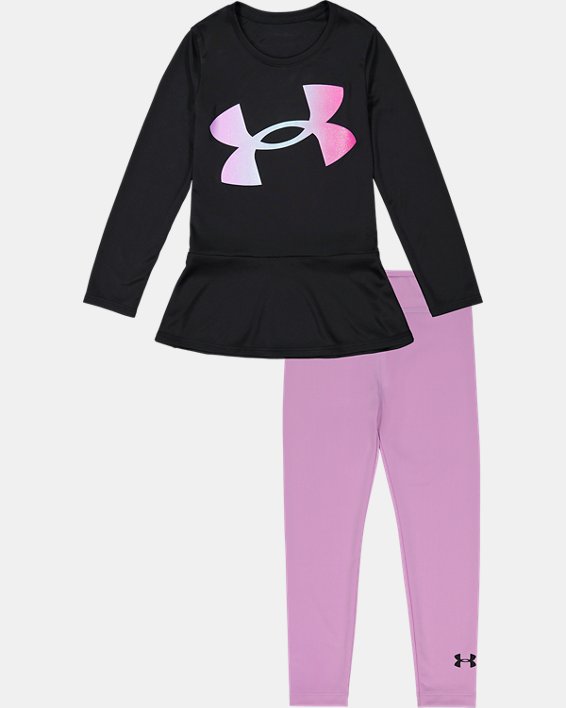 Girls' Pre-School UA Gradient Logo Set