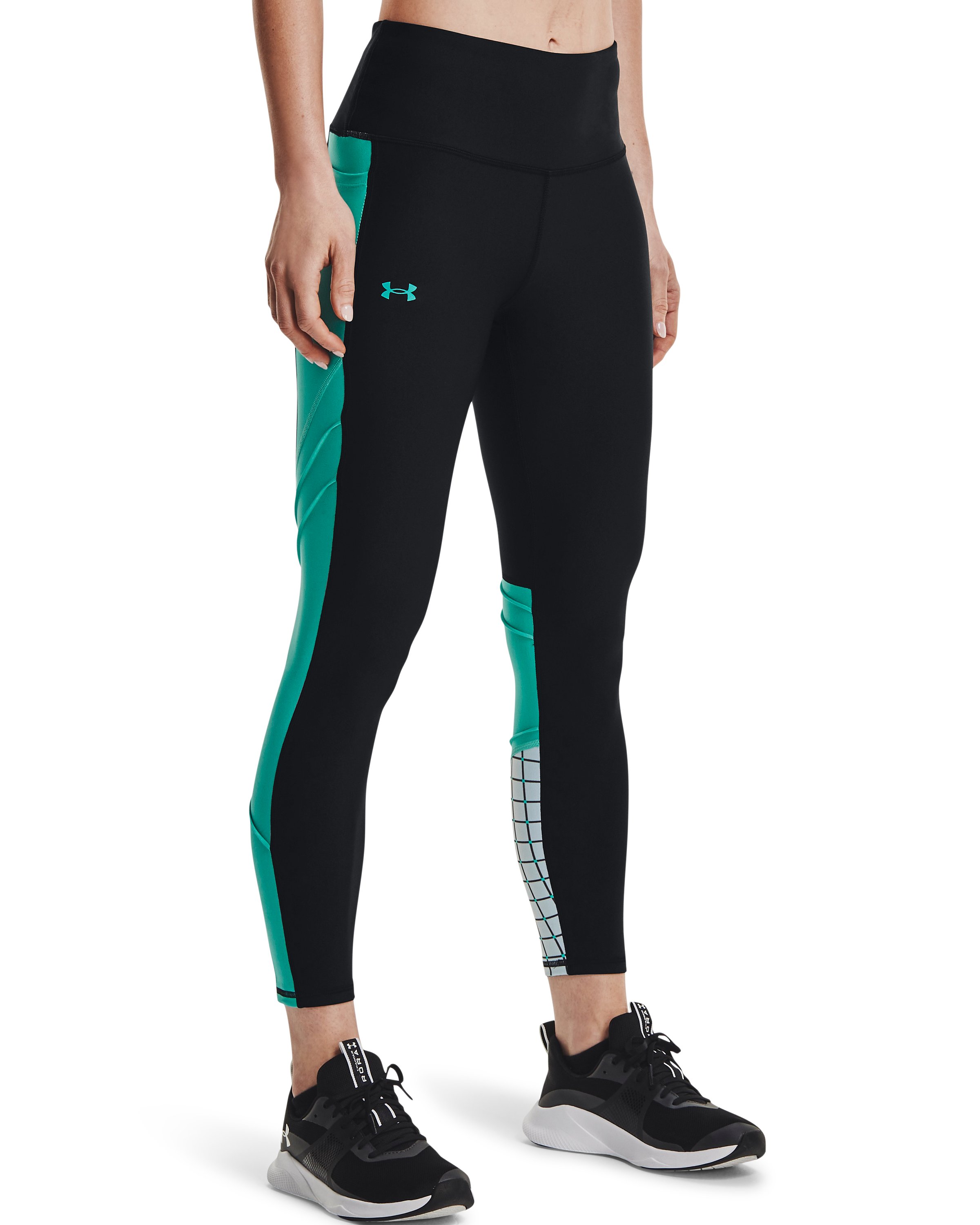Women's HeatGear® No-Slip Waistband Ankle Leggings