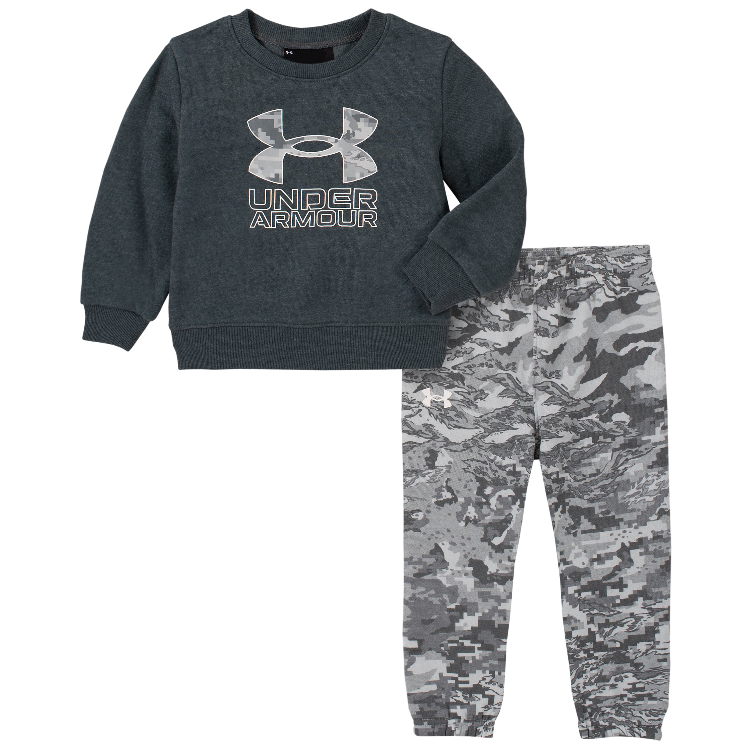Boys' Infant UA Hybrid Symbol Camo Hoodie Set