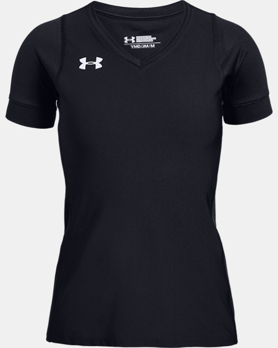 Girls' UA Volleyball Powerhouse Short Sleeve Jersey