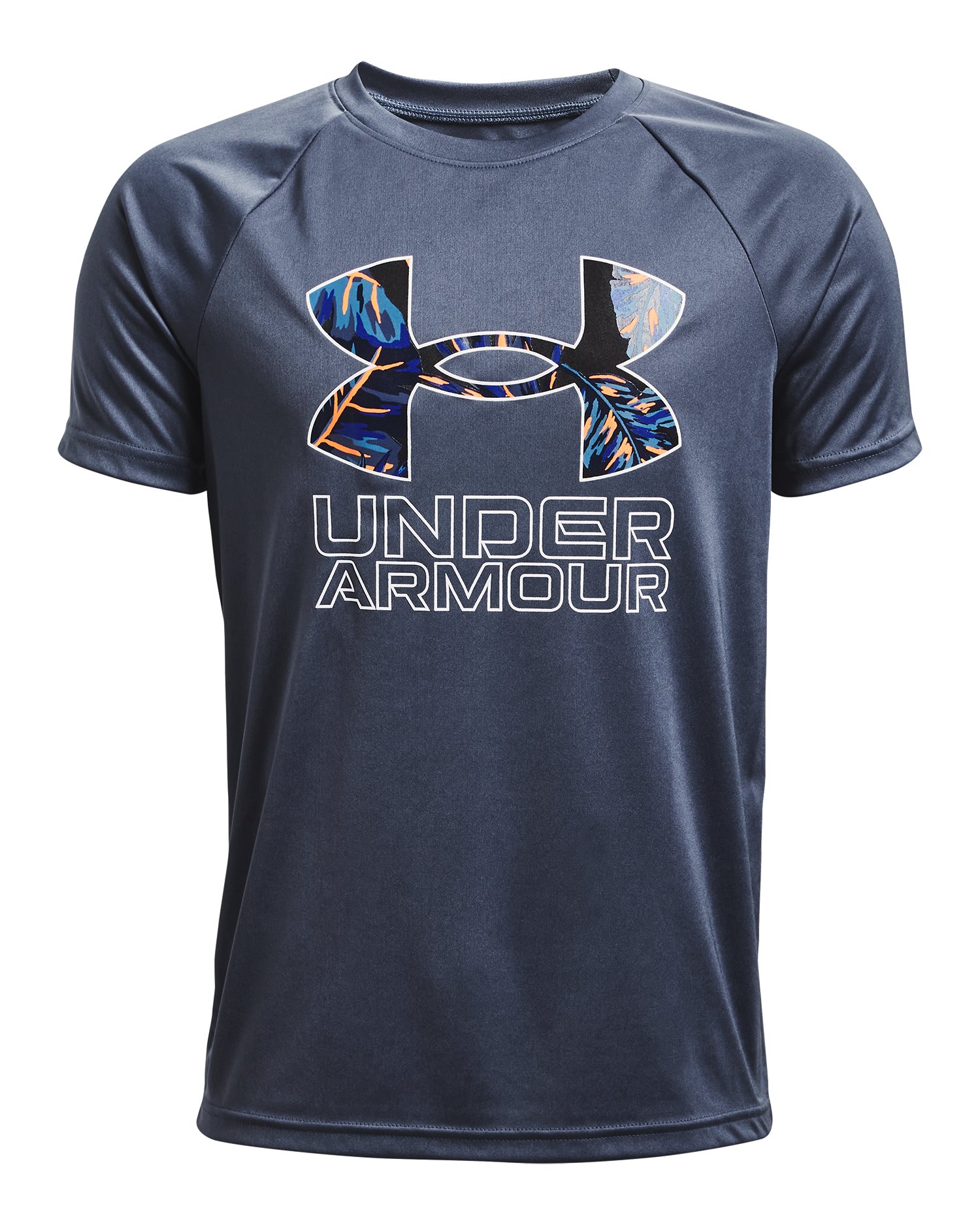 Boys' UA Tech™ Hybrid Print Fill Short Sleeve