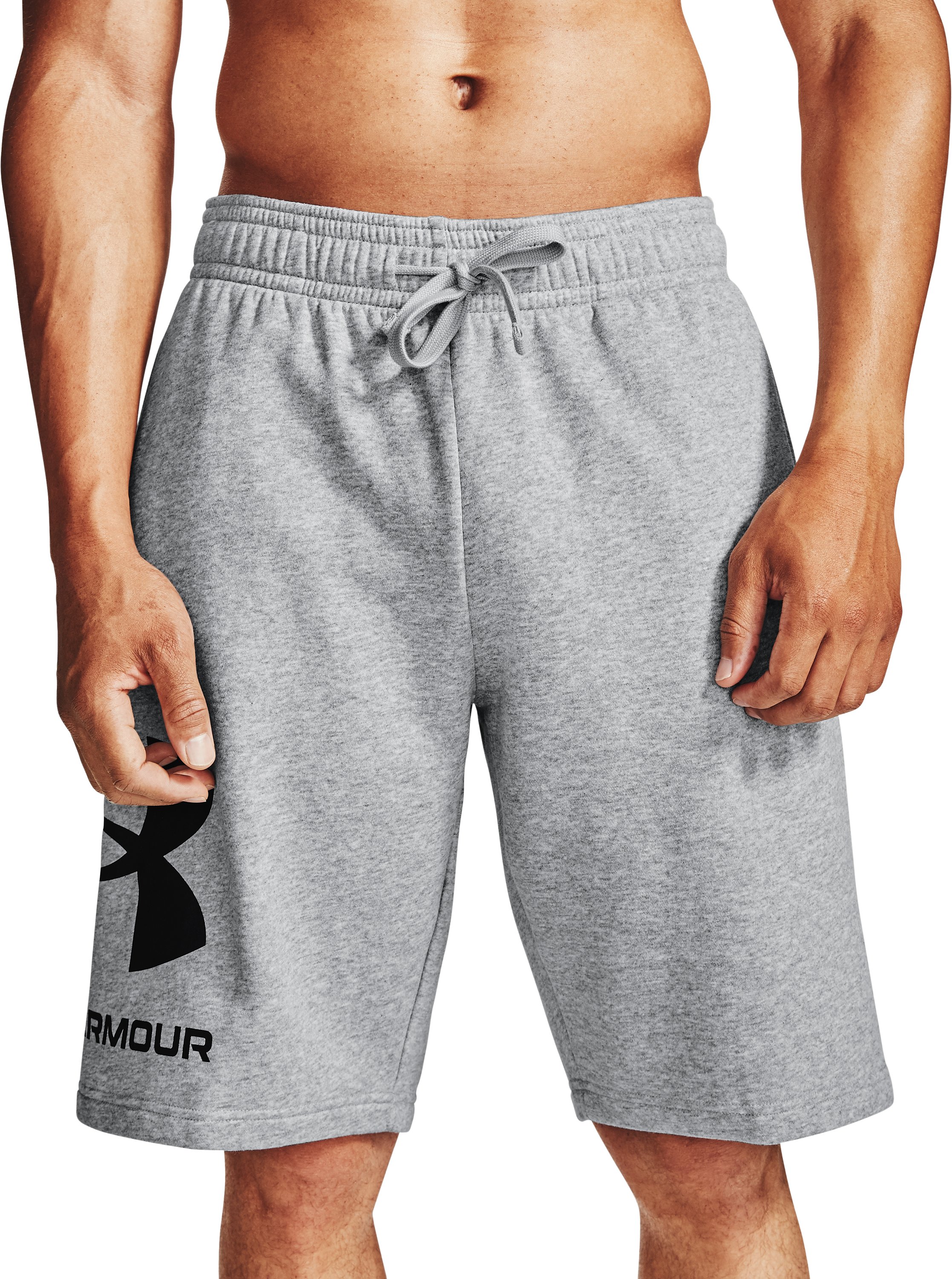 Men's UA Rival Fleece Big Logo Shorts