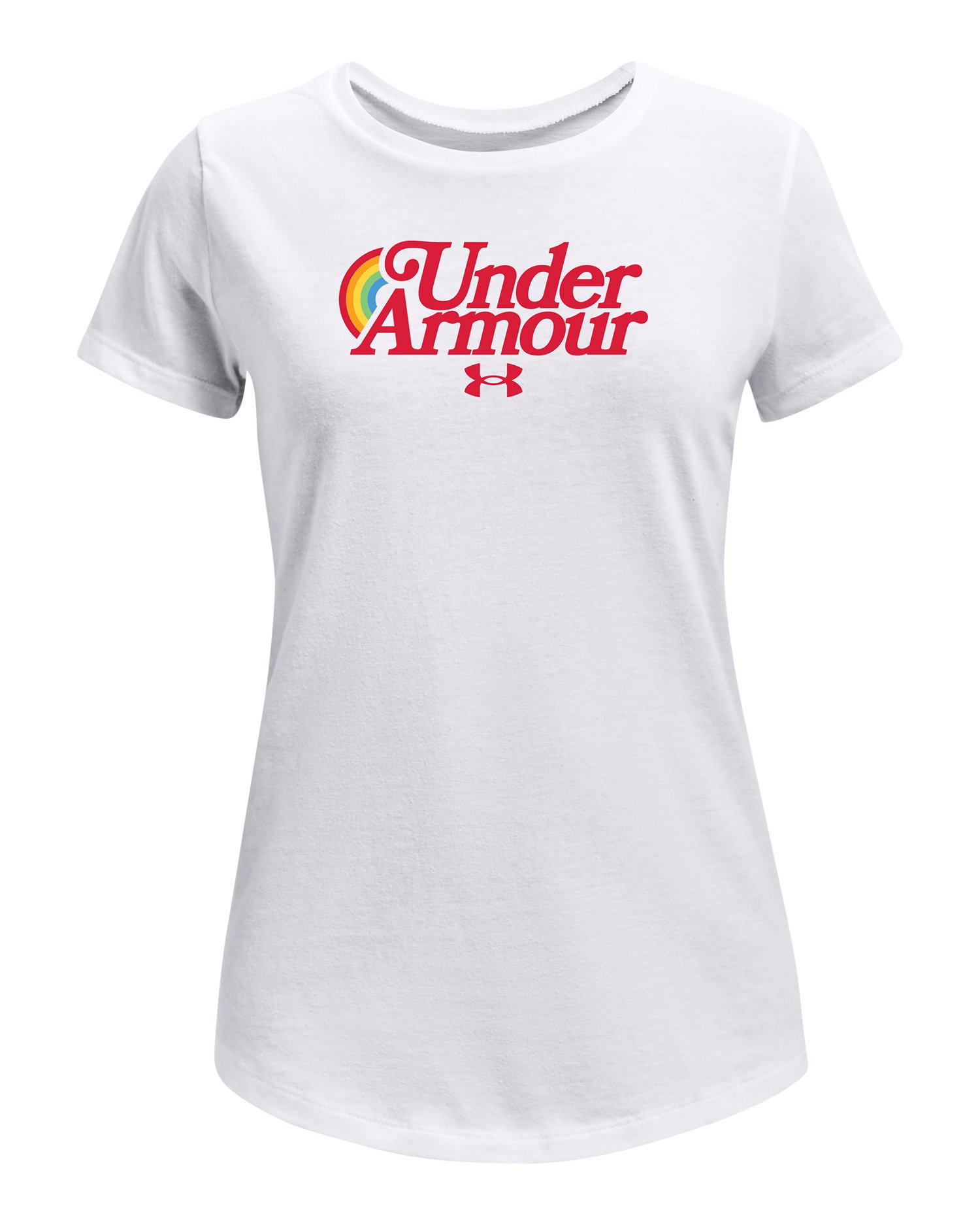 Girls' UA Retro Wordmark Short Sleeve