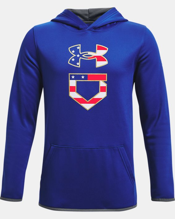 Boys' Armour Fleece® Baseball Freedom Hoodie