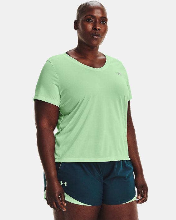 Women's UA Tech™ Heathered V-Neck Short Sleeve