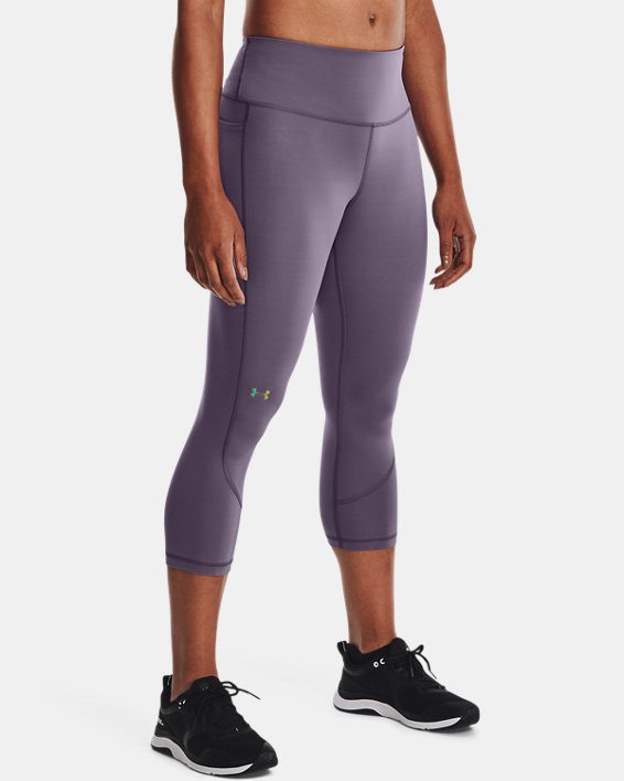 Women's UA RUSH™ No-Slip Waistband Capris