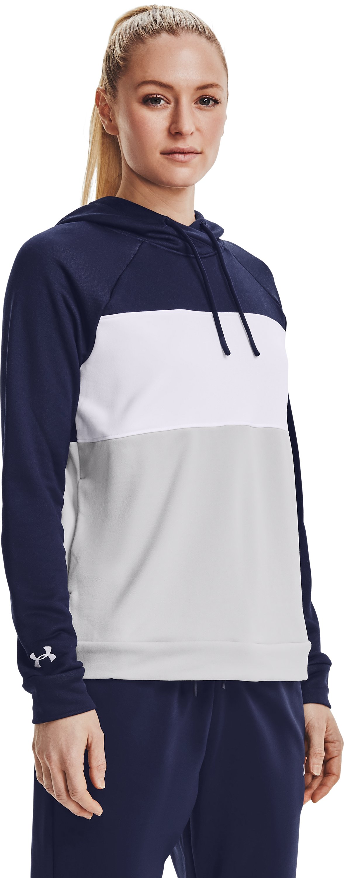 Women's UA Qualifier Fleece Blocked Hoodie