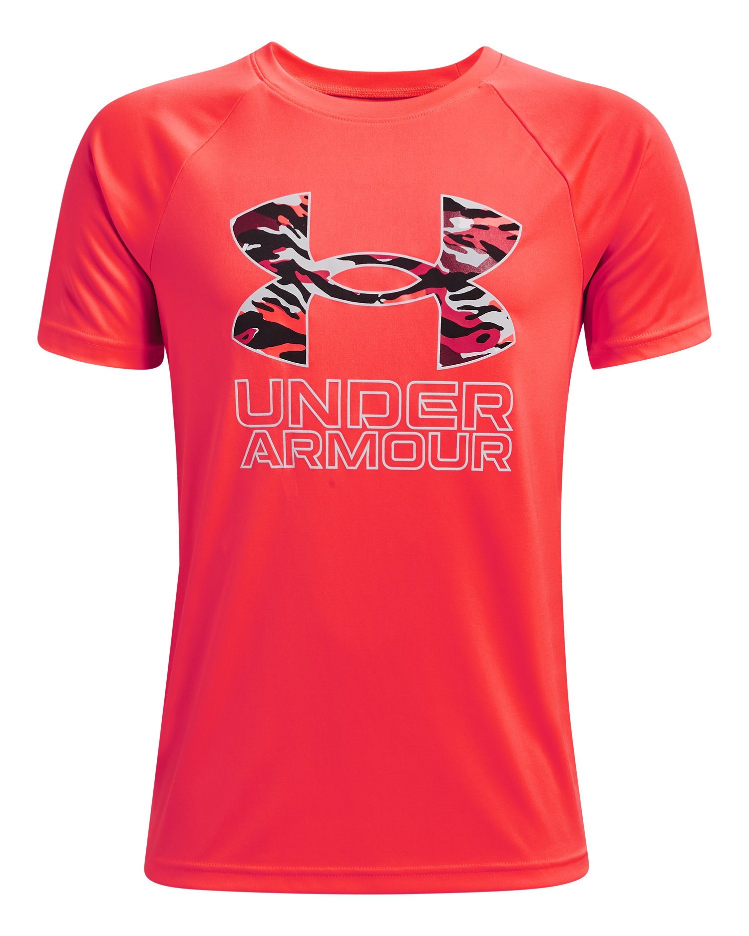 Boys' UA Tech™ Hybrid Print Fill Short Sleeve