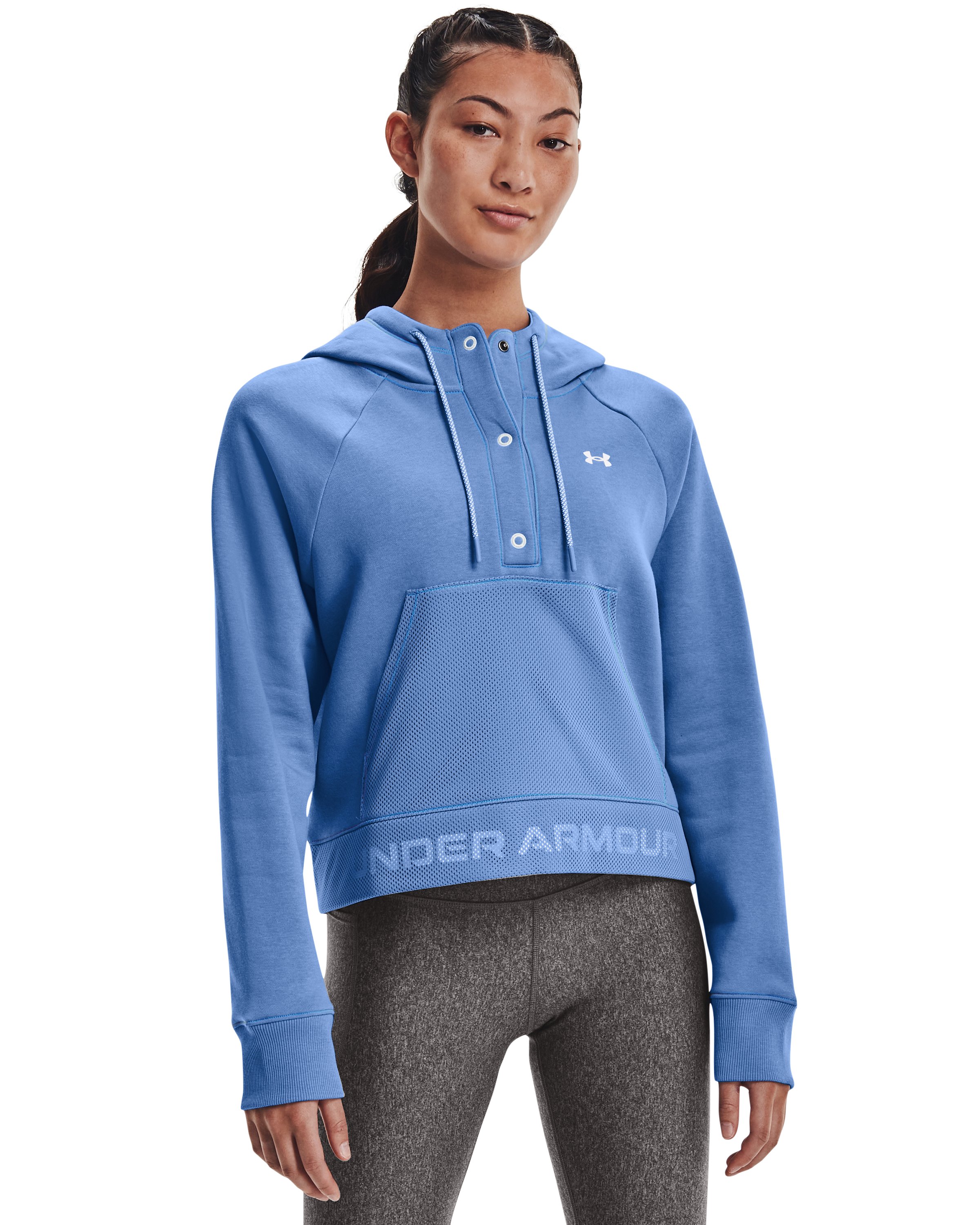 Women's UA Rival Fleece Mesh Hoodie