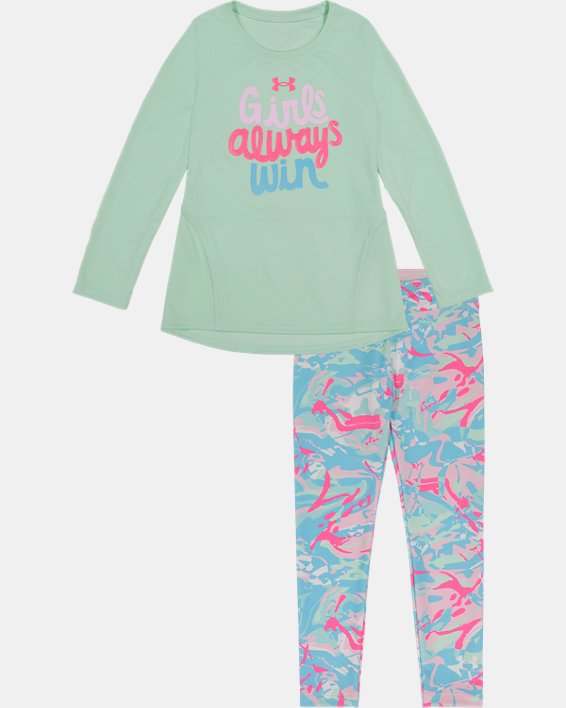 Girls' Toddler UA Ruffle-Trim Set