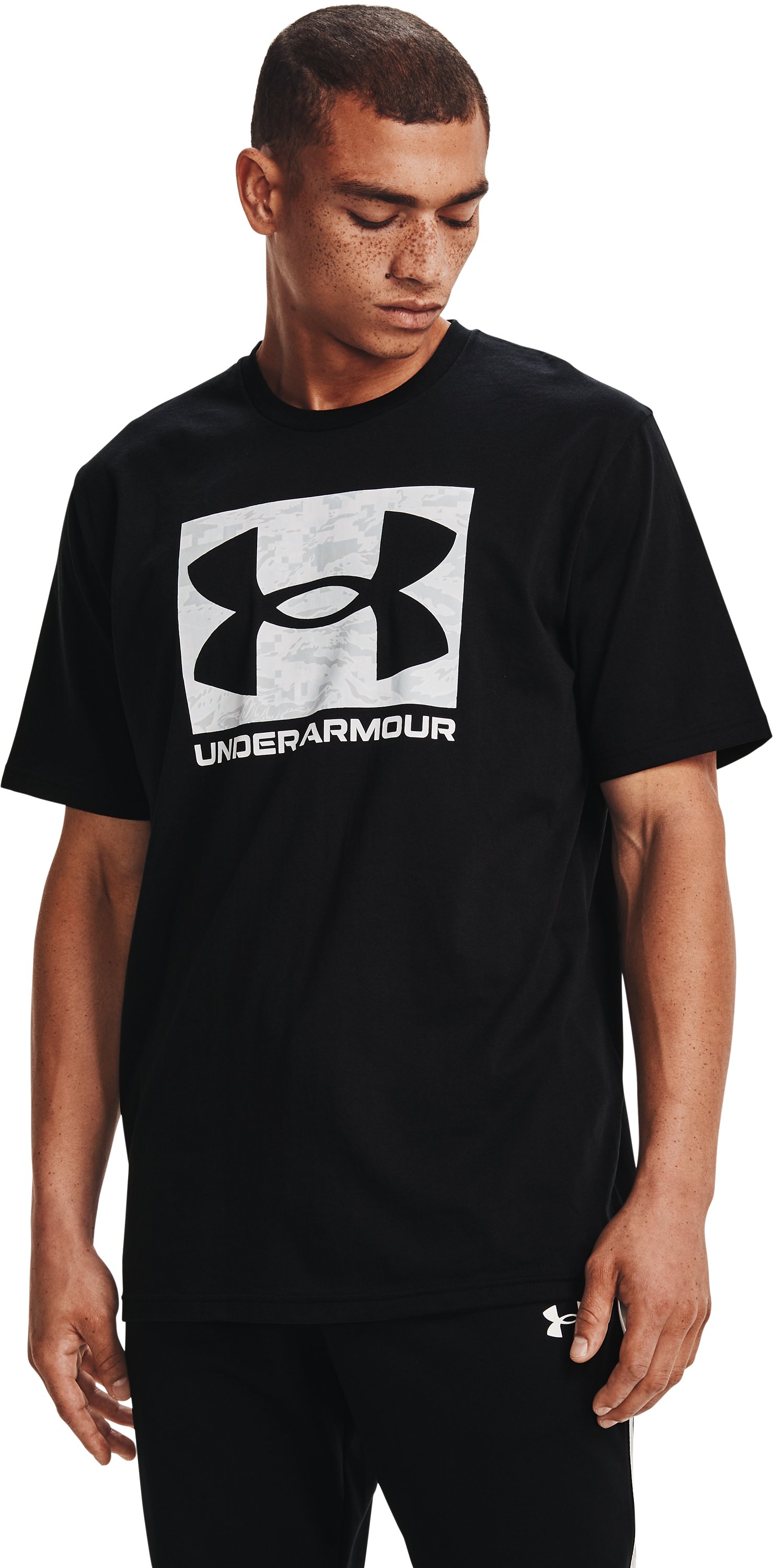 Men's UA ABC Camo Boxed Logo Short Sleeve