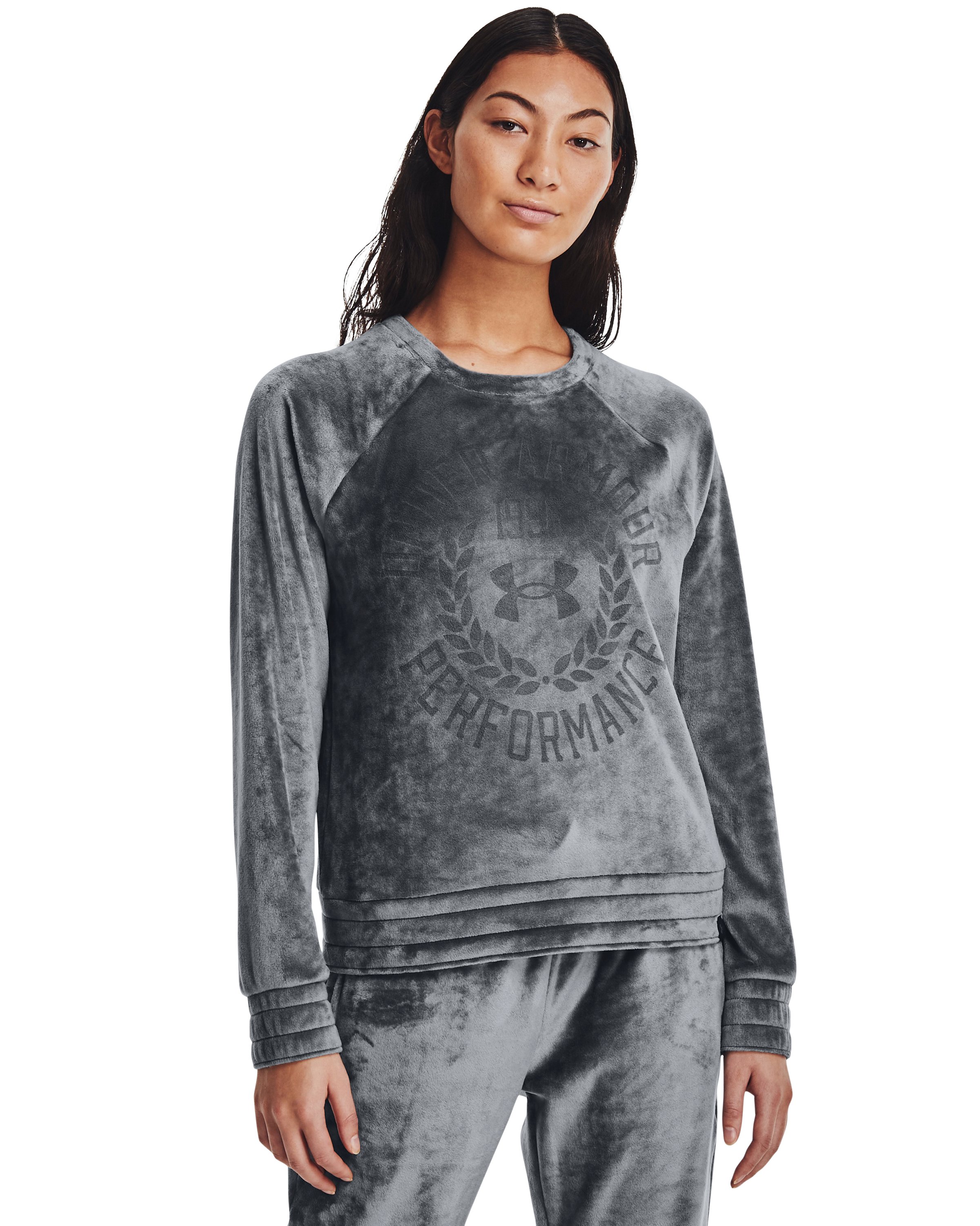 Women's UA Velour Crew