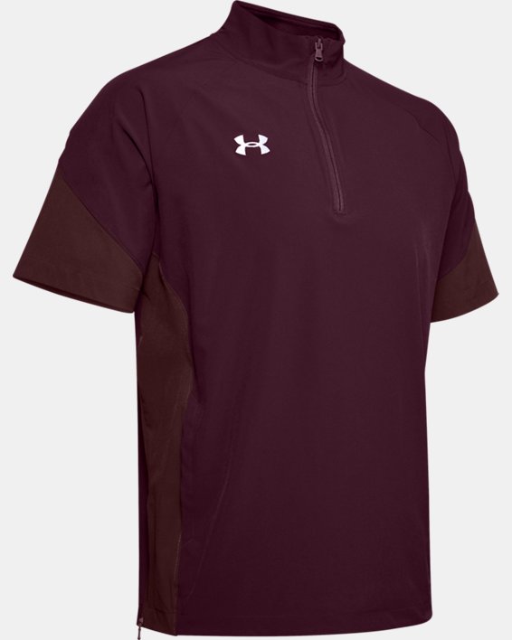 Men's UA Squad Coach's Short Sleeve ¼ Zip