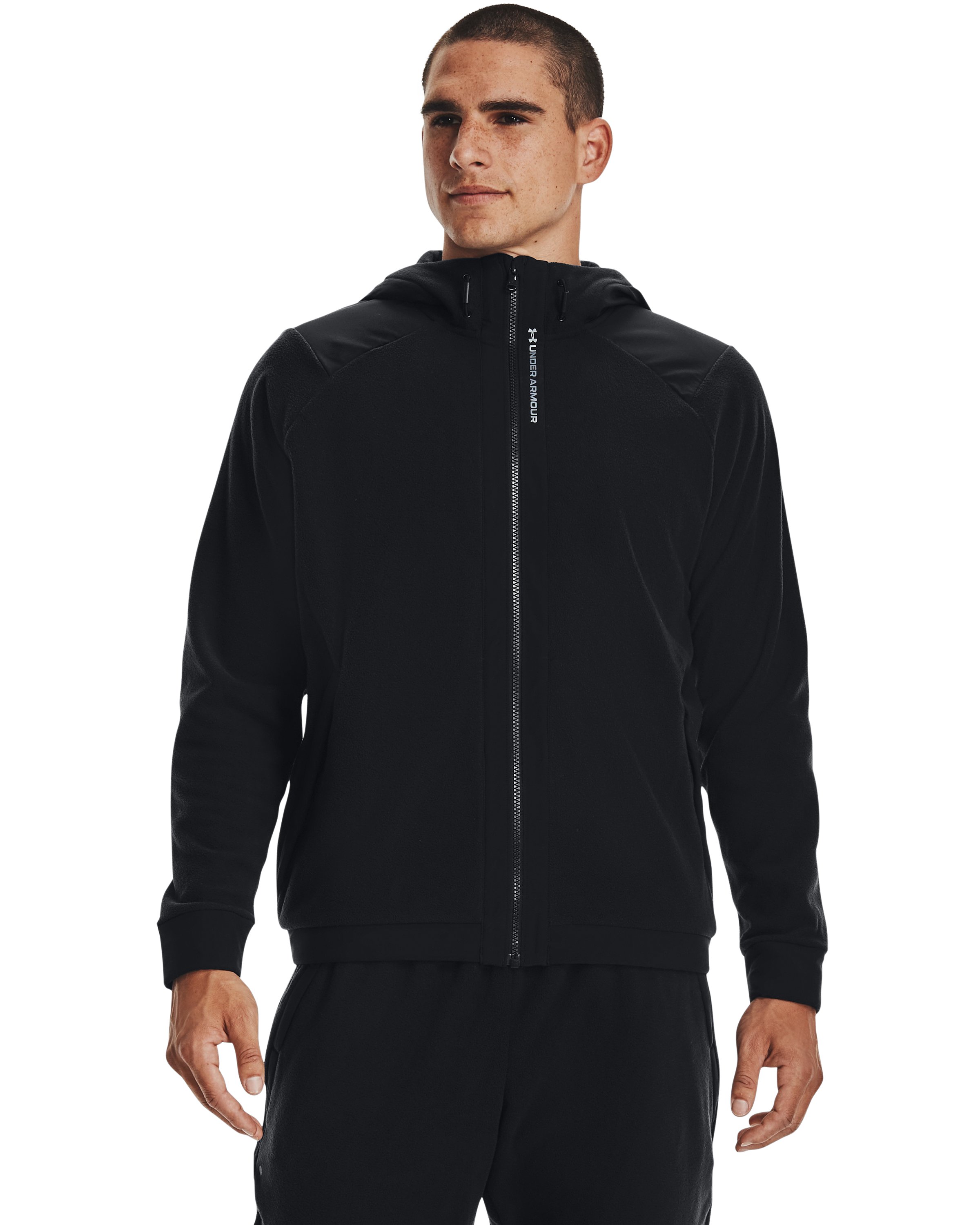 Men's UA RUSH™ Fleece Full-Zip Hoodie