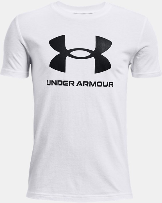 Boys' UA Sportstyle Logo Short Sleeve