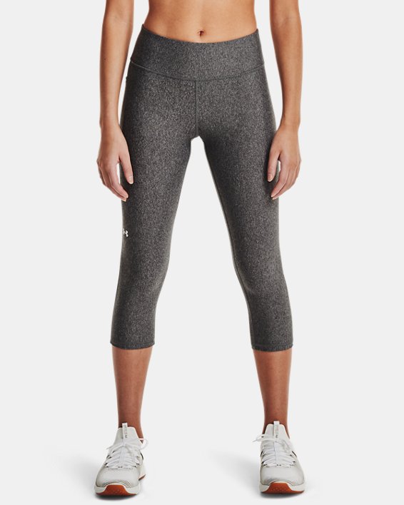 Women's HeatGear® Armour No-Slip Waistband Mid-Rise Capris