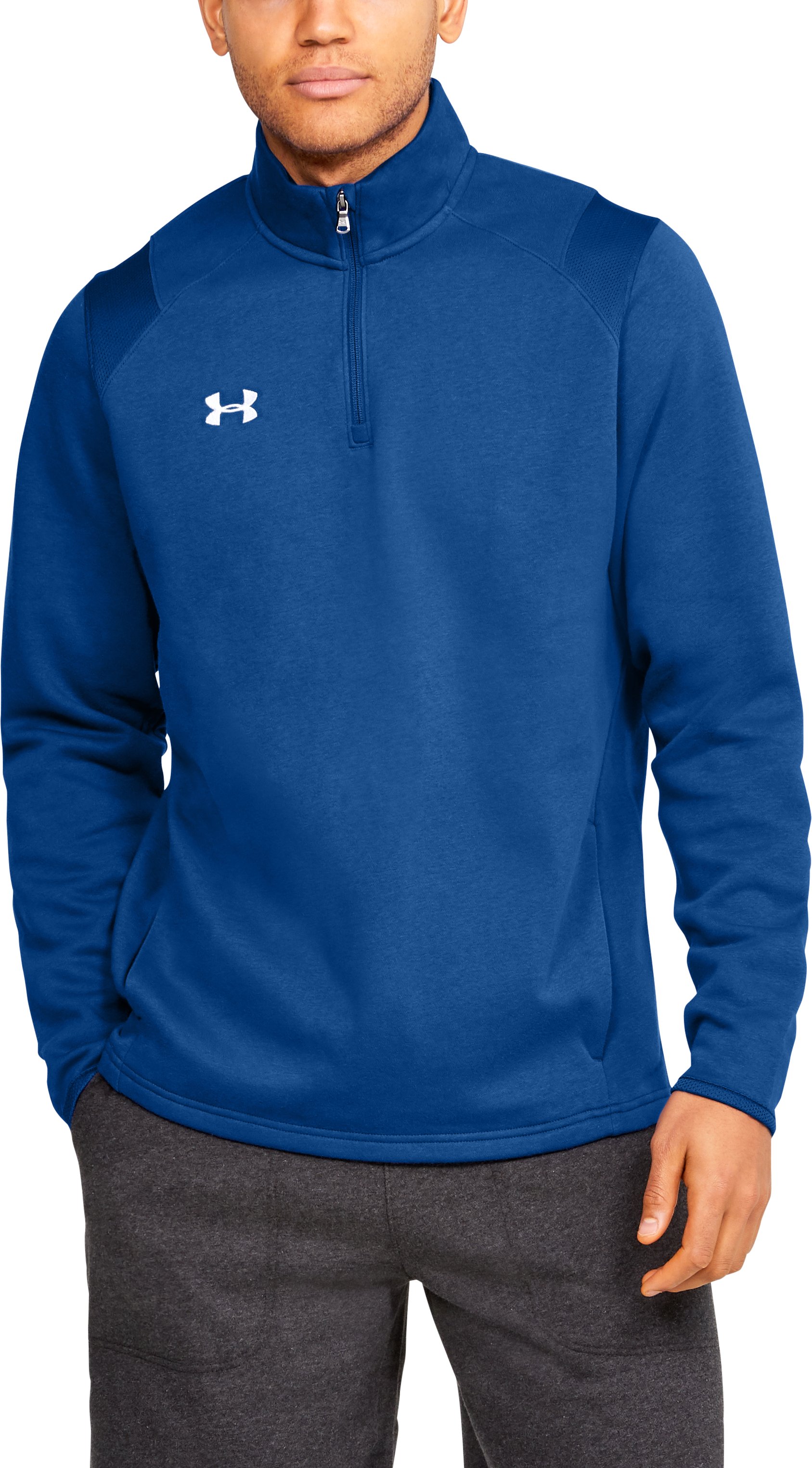 Men's UA Hustle Fleece ¼ Zip