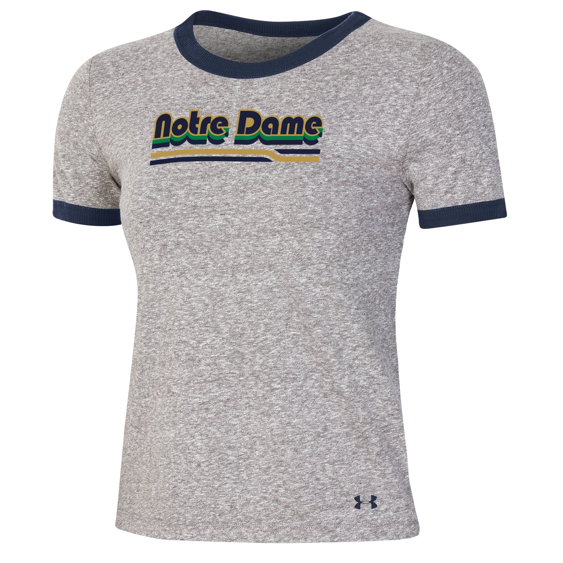 Women's UA Slub Ringer Collegiate T-Shirt