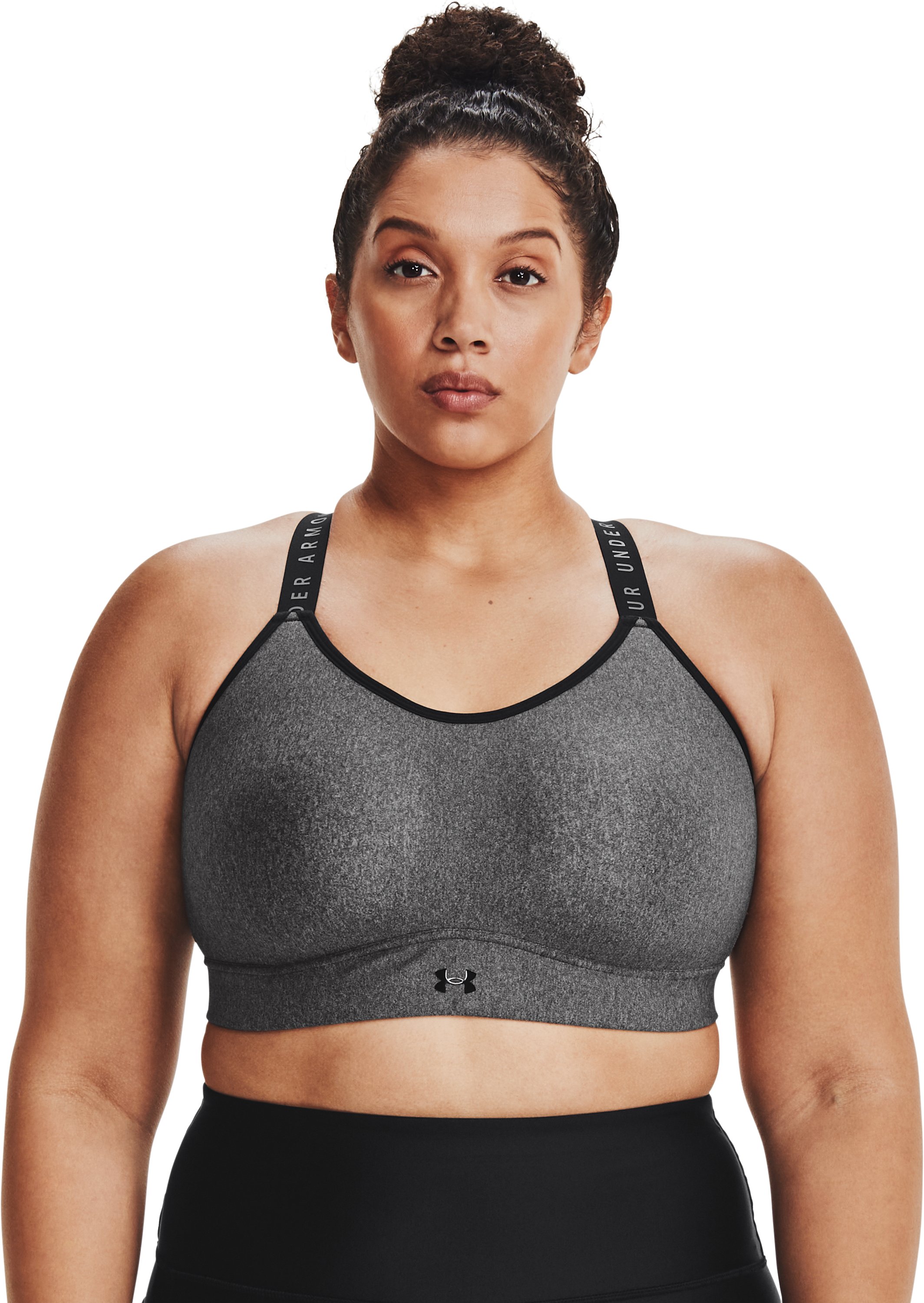 Women's UA Infinity Mid Heather Cover Sports Bra