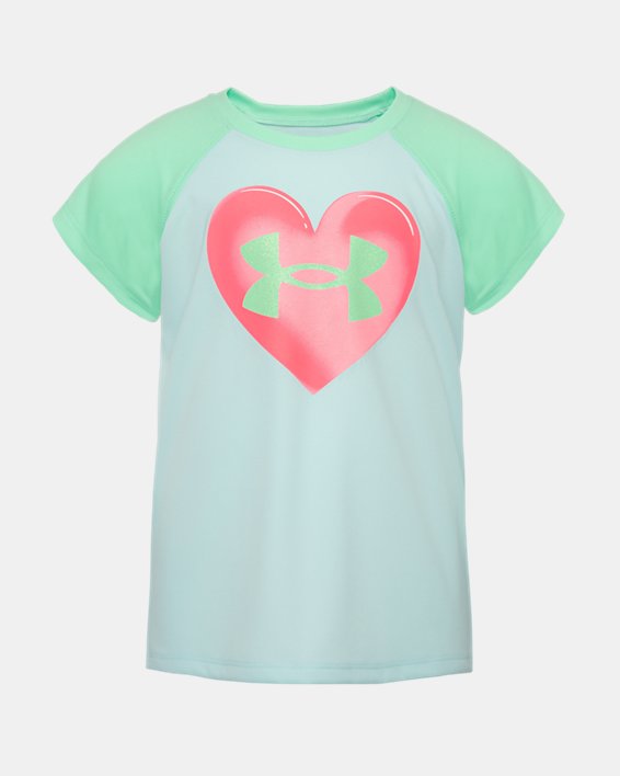 Girls' Toddler UA Airbrush Heart Short Sleeve