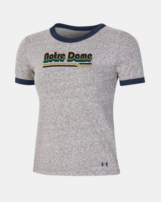 Women's UA Slub Ringer Collegiate T-Shirt