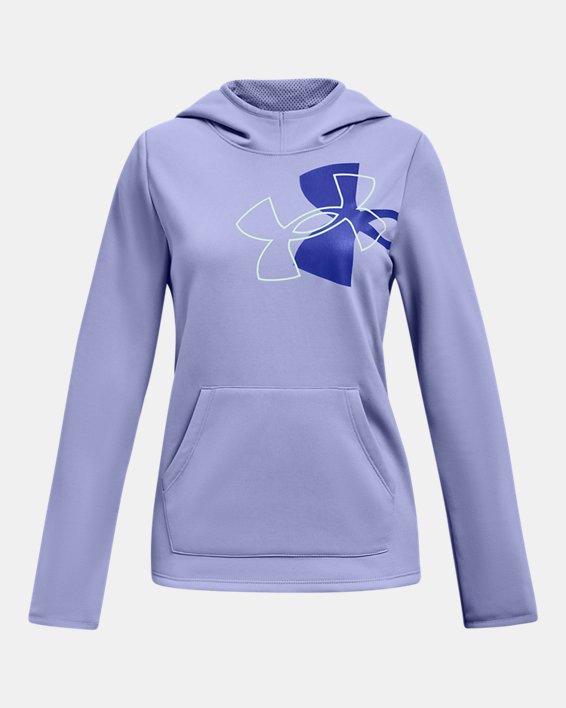 Girls' Armour Fleece® Logo Scatter Hoodie