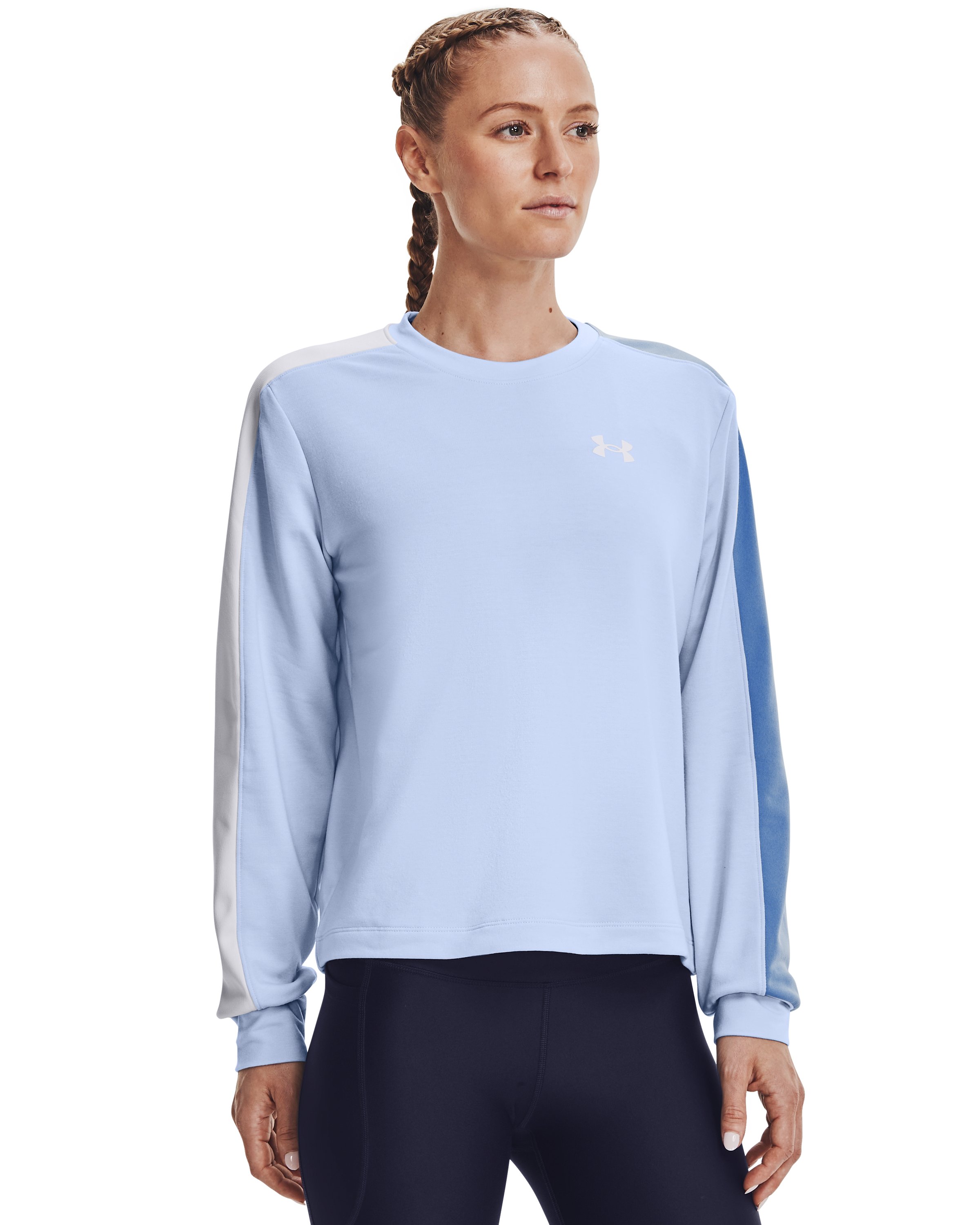 Women's UA Rival Terry Colorblock Crew
