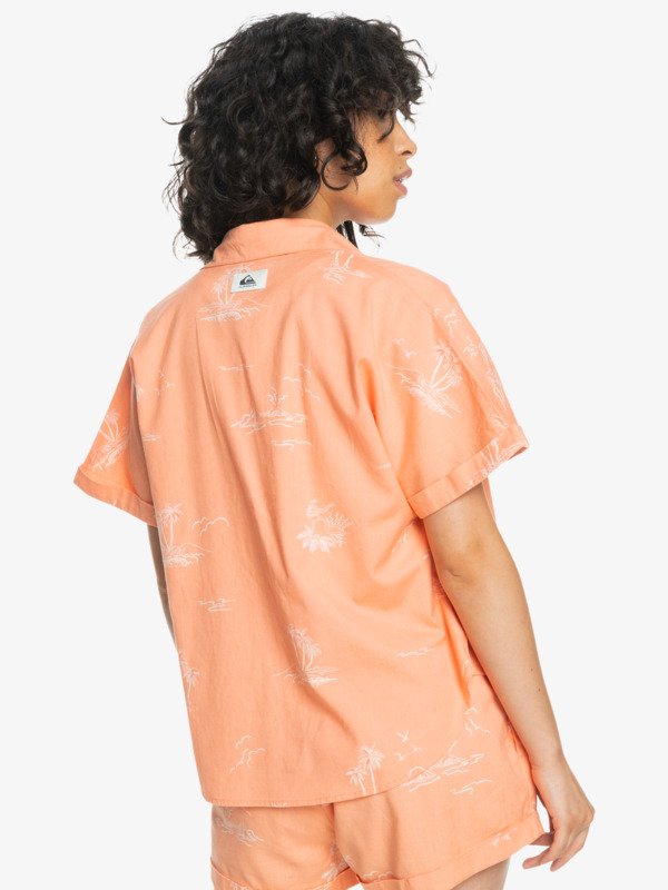 Quiksilver Womens Sundaze Trip Short Sleeve Shirt