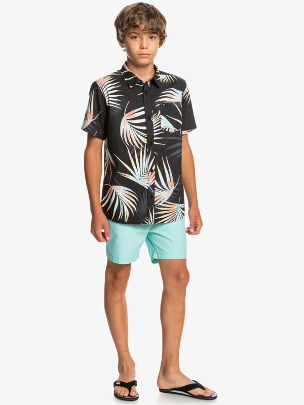 Boy's 8-16 Pop Tropic Short Sleeve Shirt