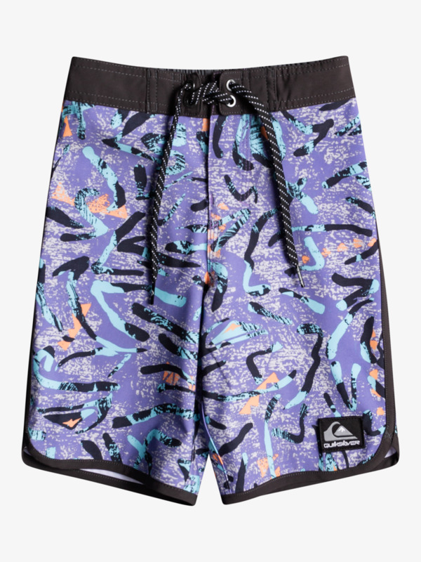 Boy's 2-7 SurfSilk Scallop 14" Boardshorts