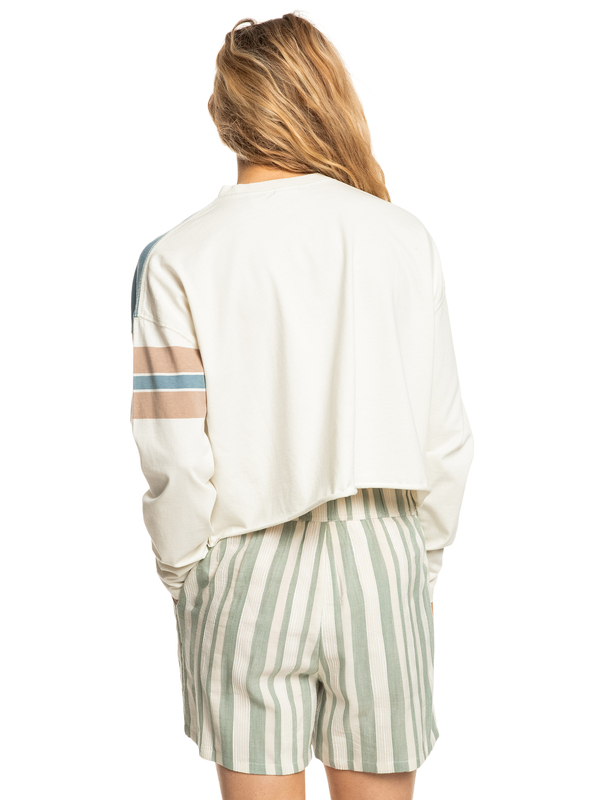 Quiksilver Womens Cold Waves Oversized Long Sleeve T-Shirt