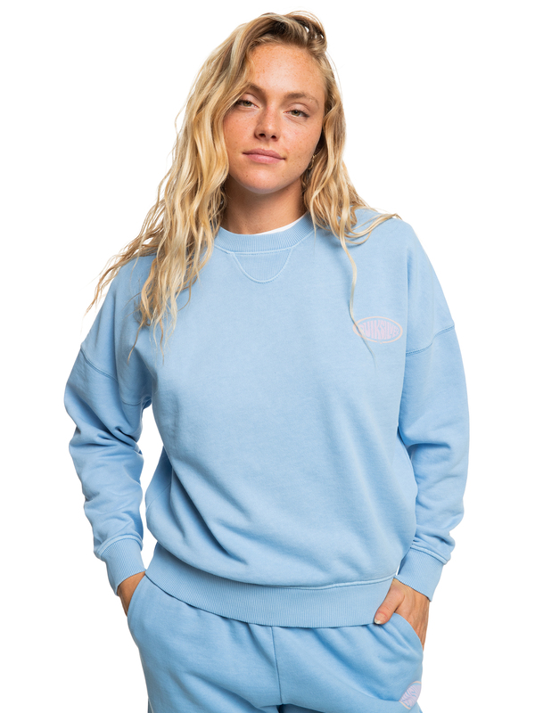 Quiksilver Womens Oversized Crew 2 Pullover Sweatshirt