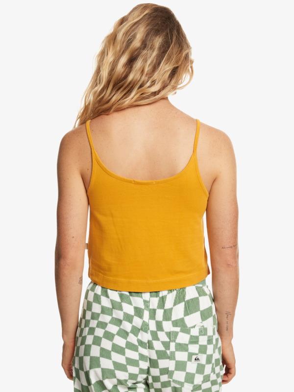 Quiksilver Womens Thin Strap Cropped Tank Top